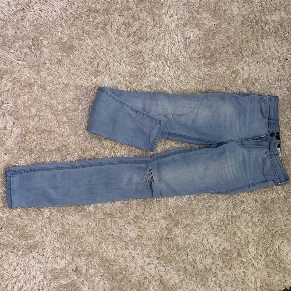 Ultra high-rise jeans